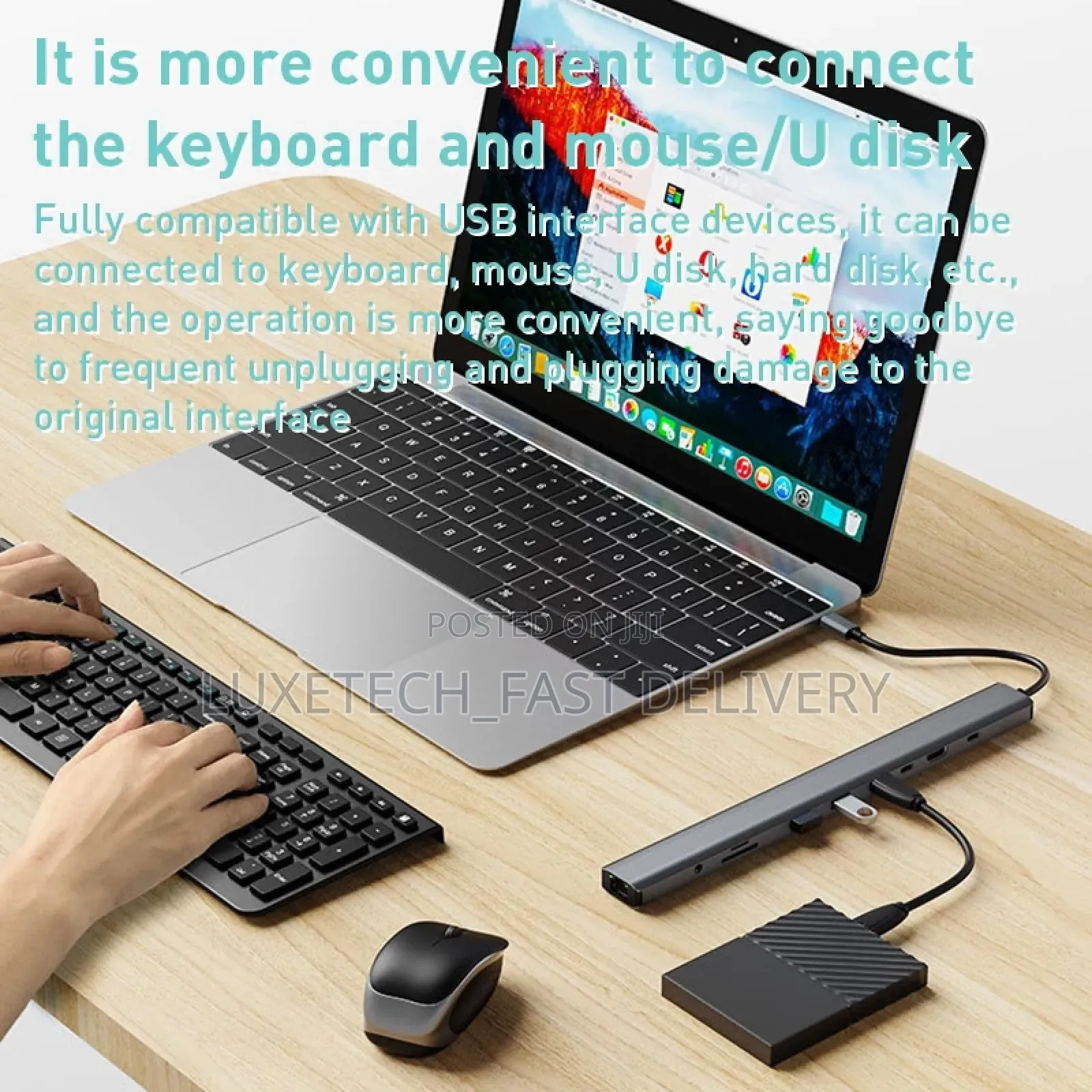 BYL-2212 10 in 1 USB-C/Type-c HUB Adapter