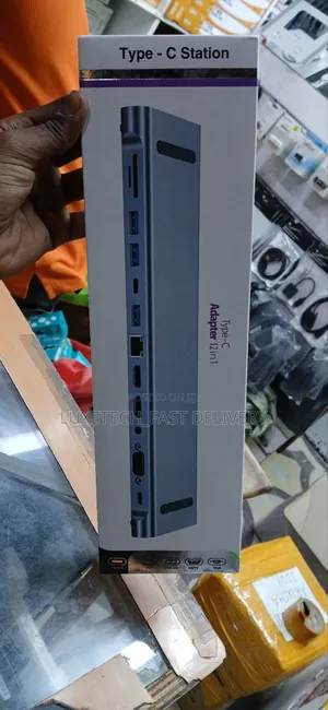 12 in 1 USB-C/ Type-C Adaptor to Docking Station HUB Adapter