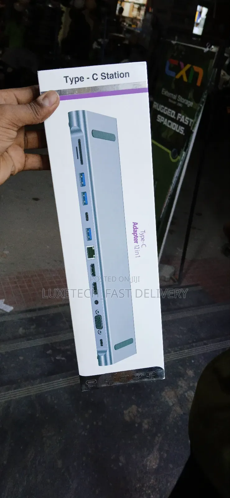 Adapter Type-C Station 12 in 1