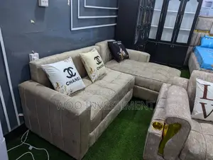 Sofa L-Shape Mpya Full Quality Zinapatikana