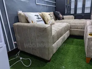 Sofa L-Shape Mpya Full Quality Zinapatikana