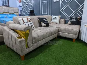 Sofa L-Shape Mpya Full Quality Zinapatikana