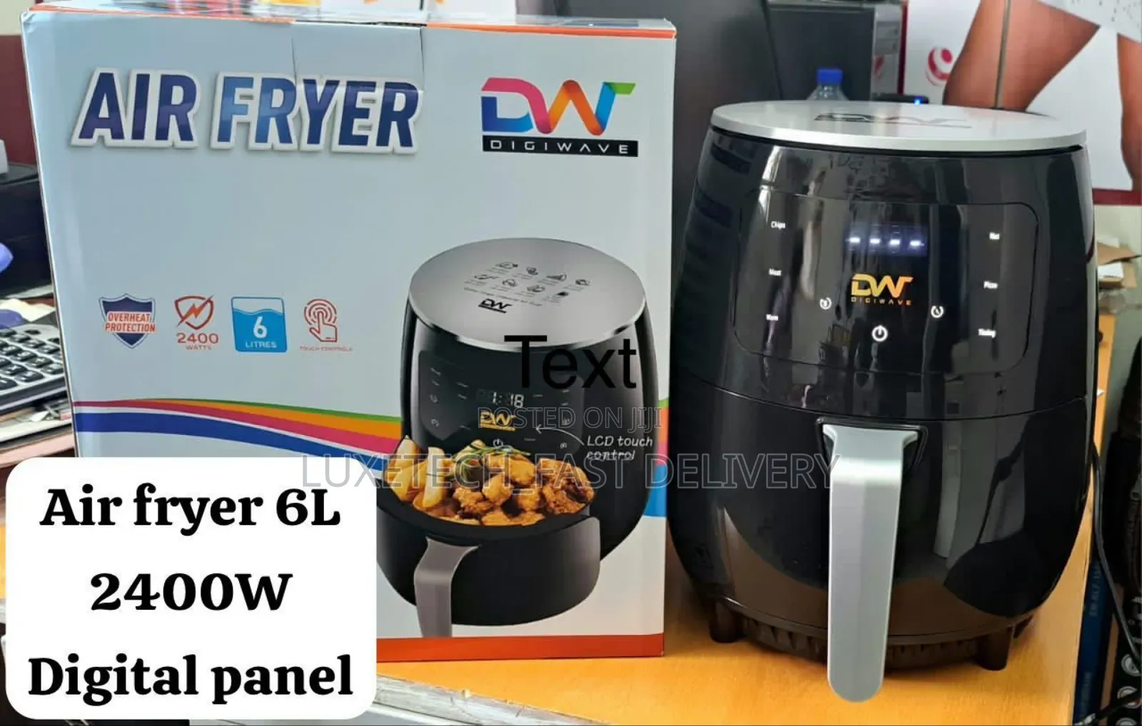 Dw Digital Air Fryer 6 Liters Original