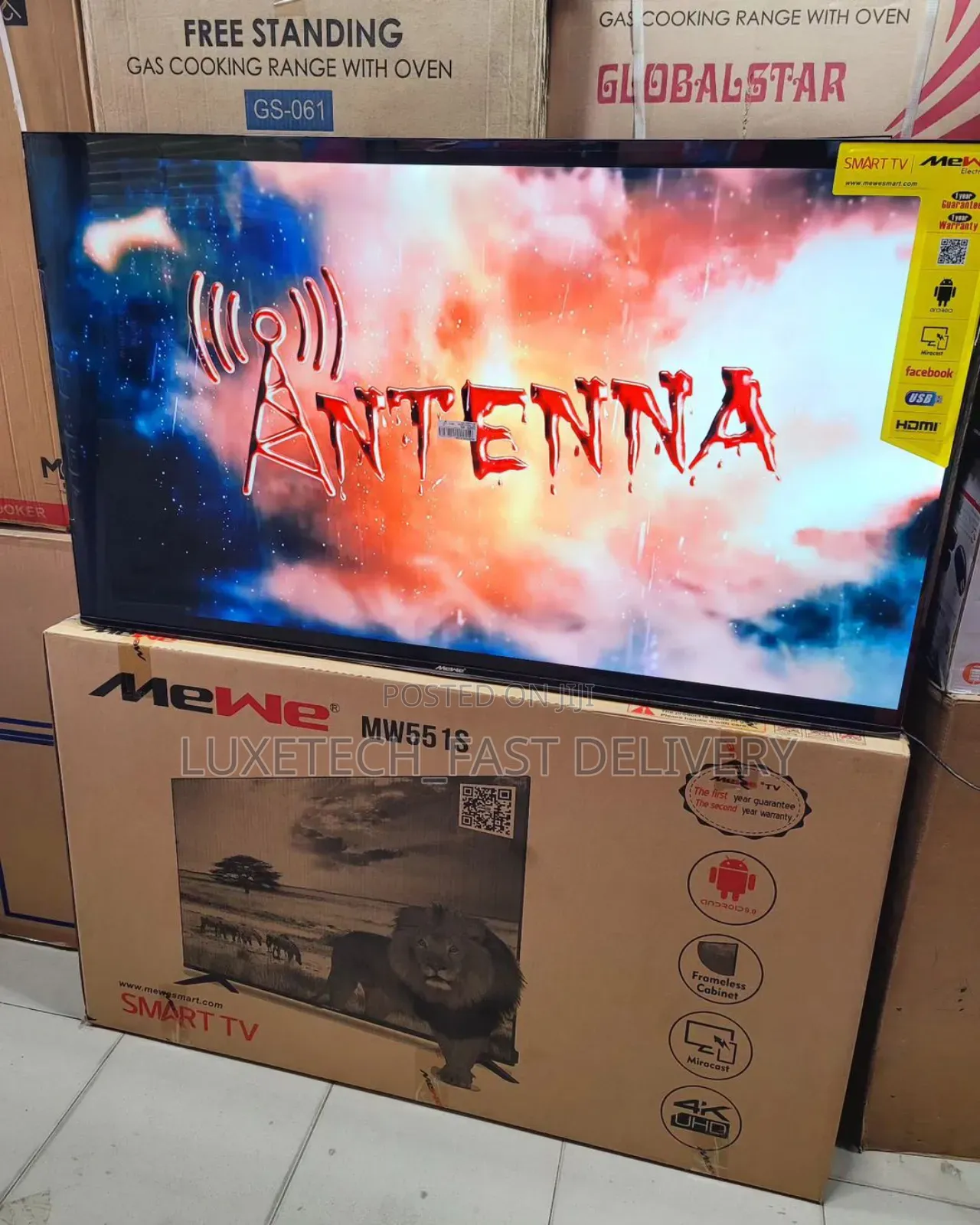 Mewe 55 Inches Smart Tv
