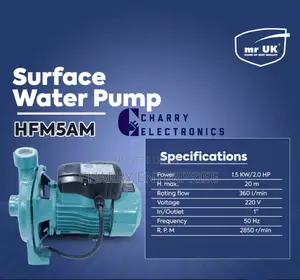 MR Uk SURFACE Water PUMPS* * HFMAM (2.0hp)