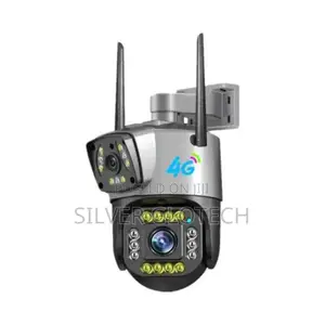 CCTV Camera Inacamera Mbili Moja Inazunguka Pande Zote