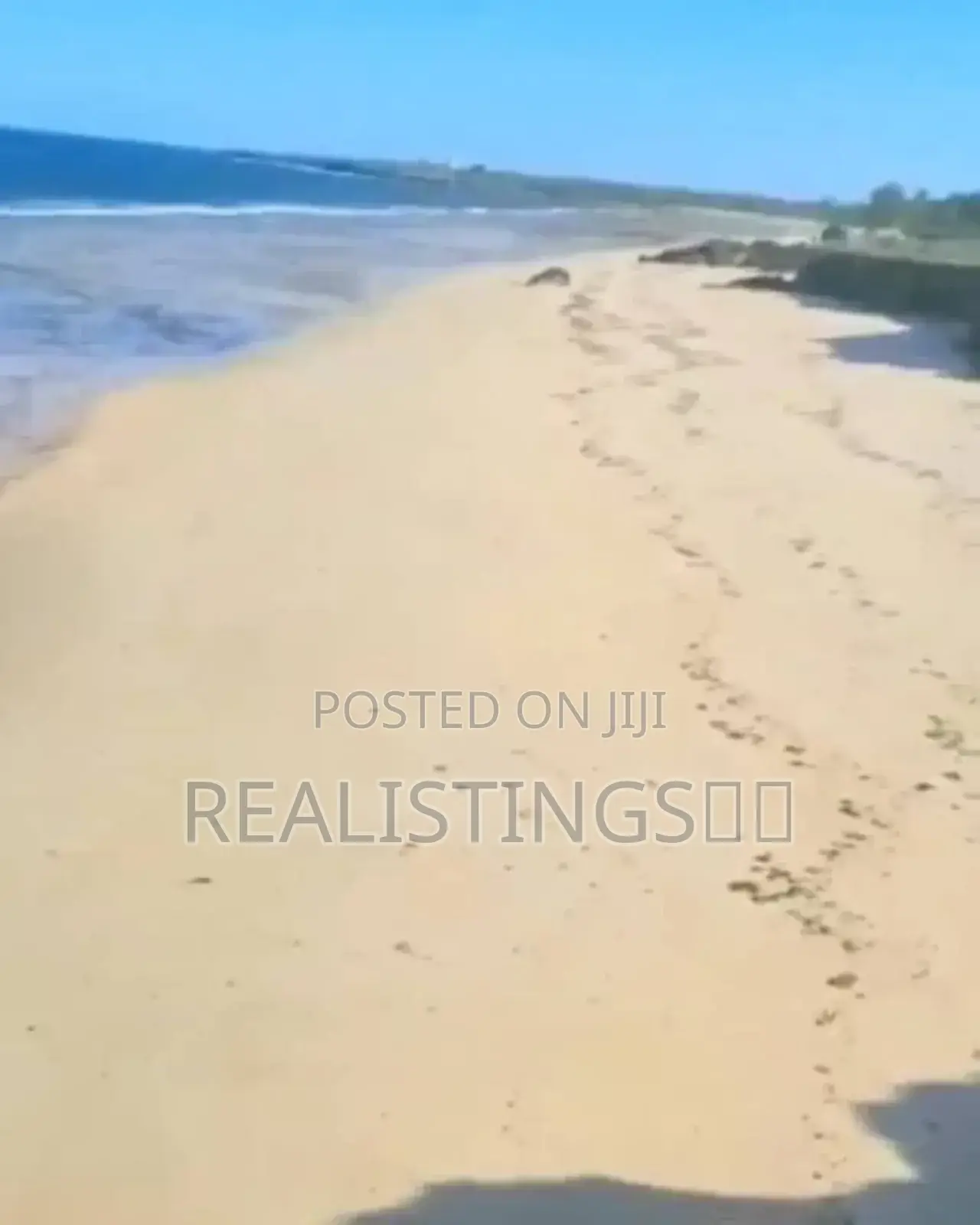 Kigamboni: Ocean Front Commercial Beach Plot for Sale - Dar