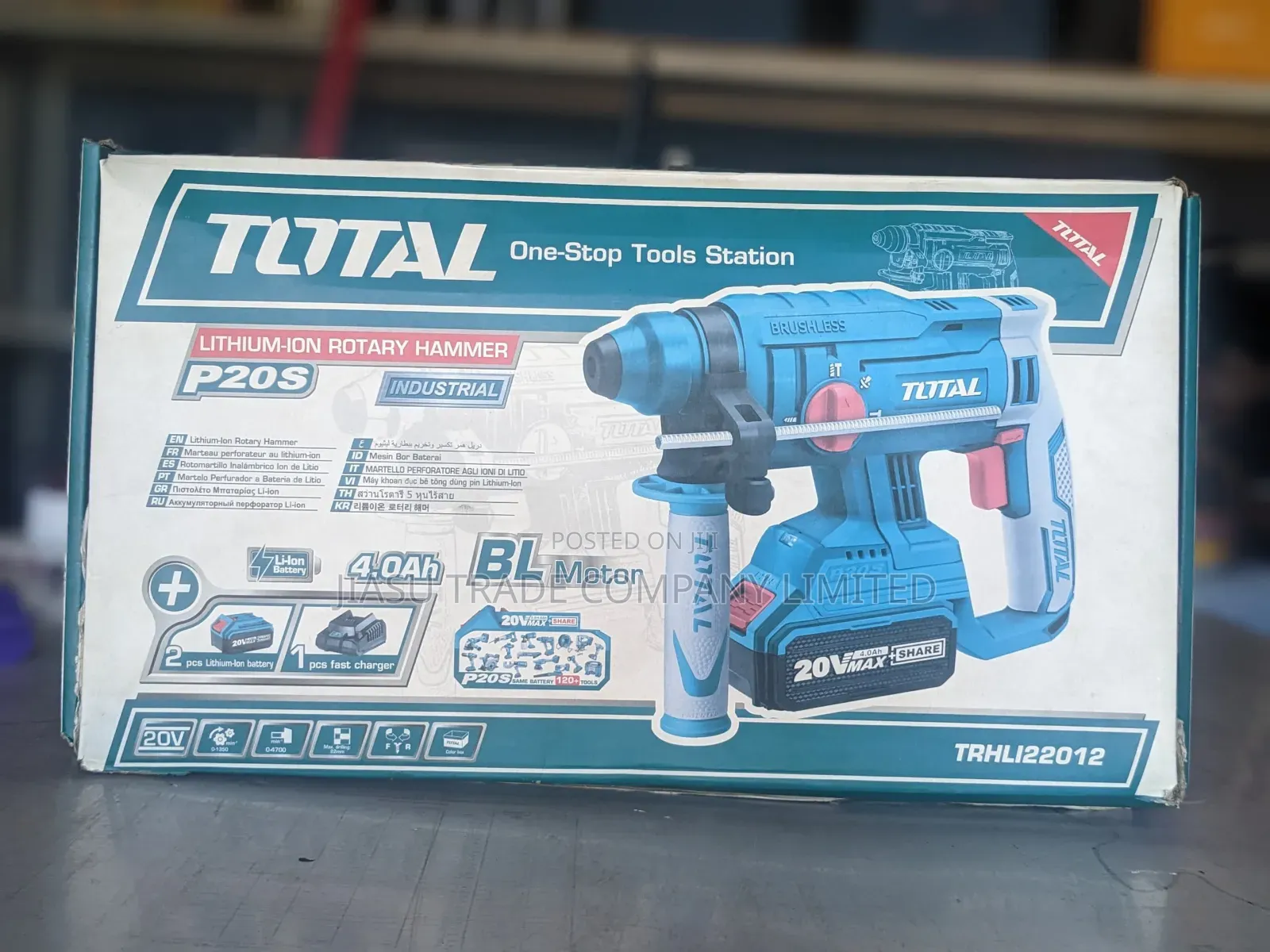 Rotary Hammer 20V, Total Brand
