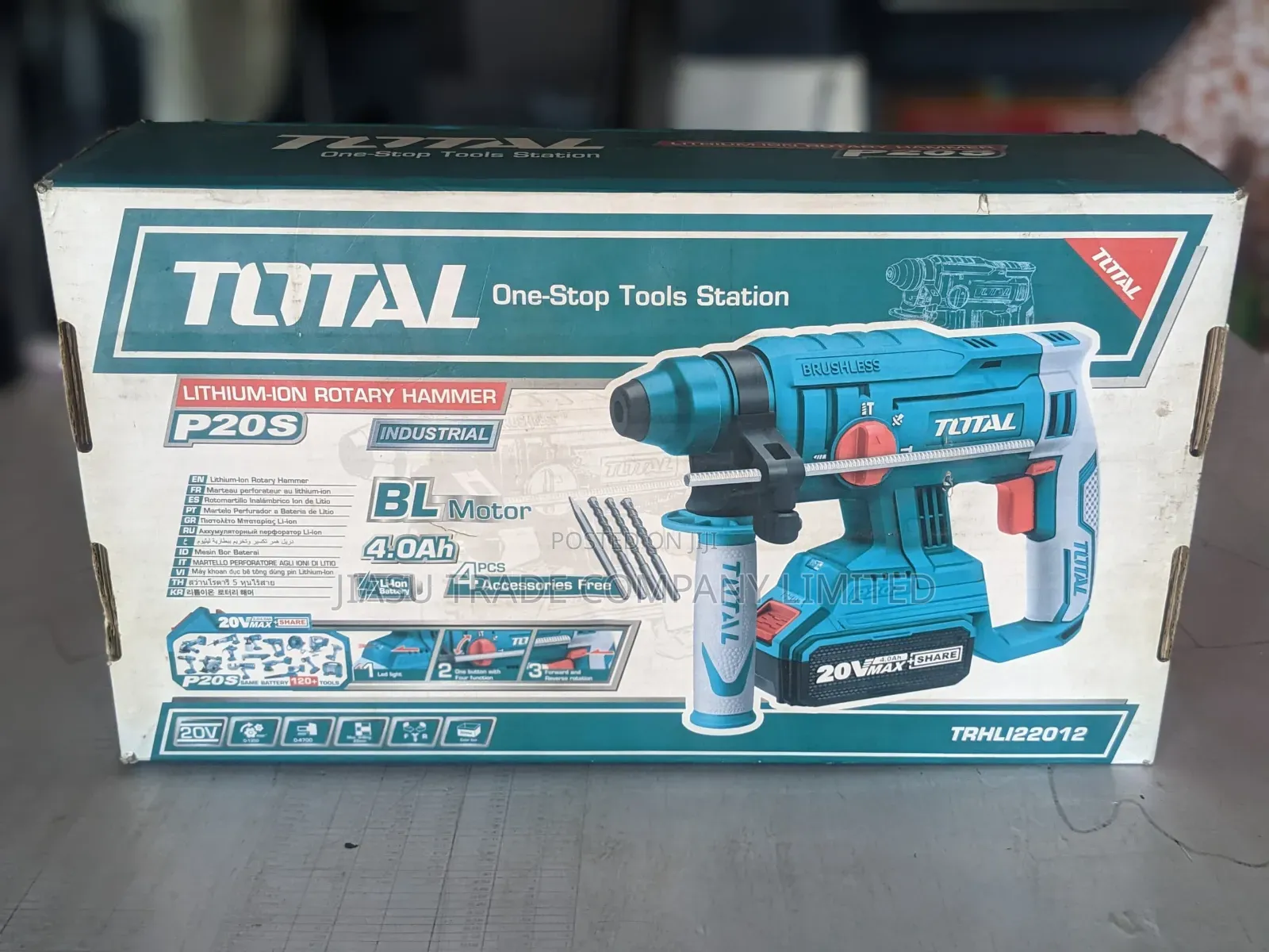 Rotary Hammer 20V, Total Brand