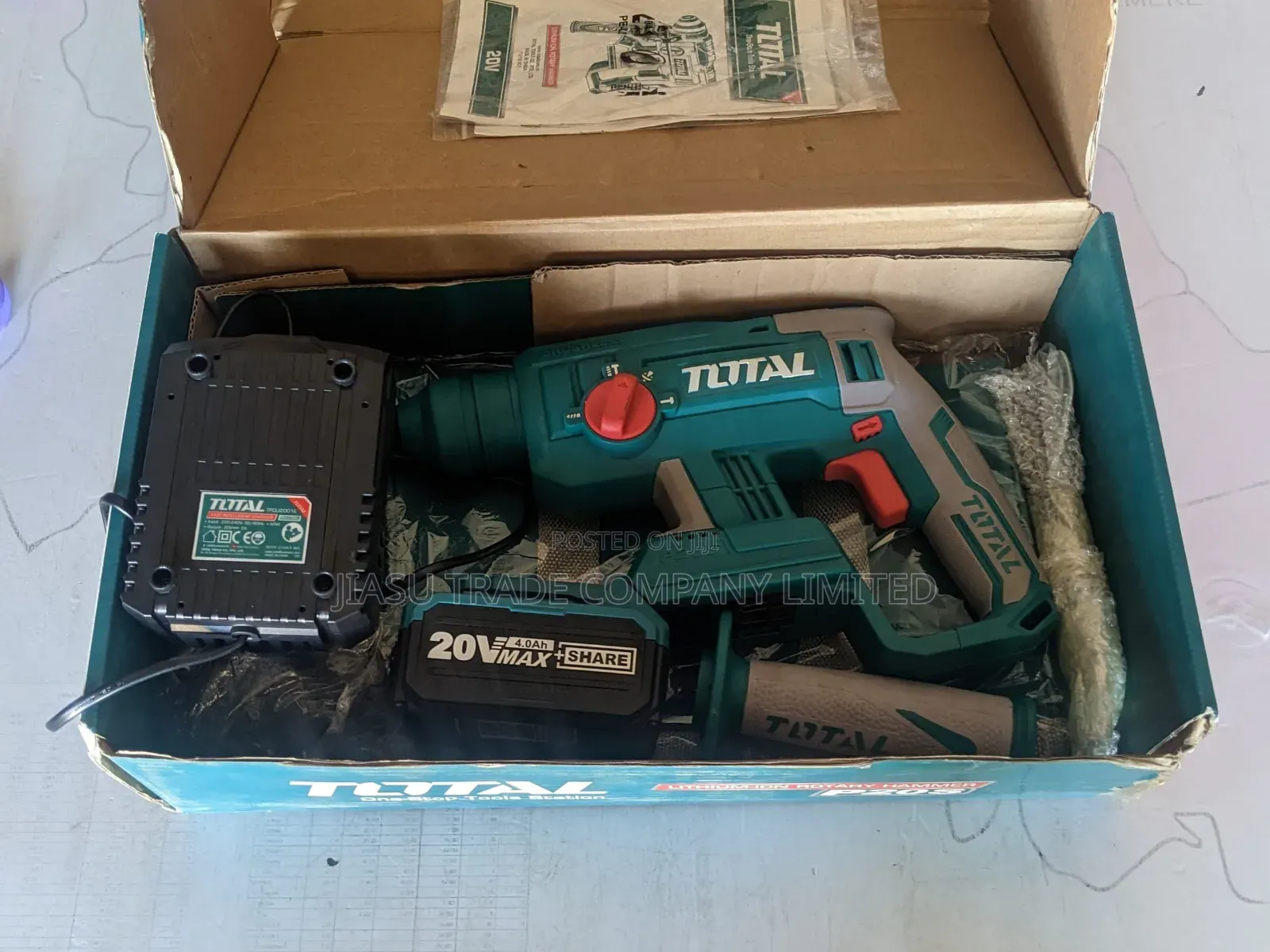 Rotary Hammer 20V, Total Brand