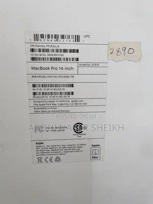 Laptop Apple MacBook Pro 2023 M3 14-Inch 8GB Apple M3 eMMC 1T