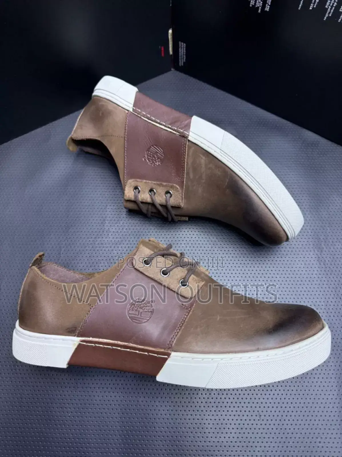 Viatu Vya Ngozi Og/Leather Shoes Org