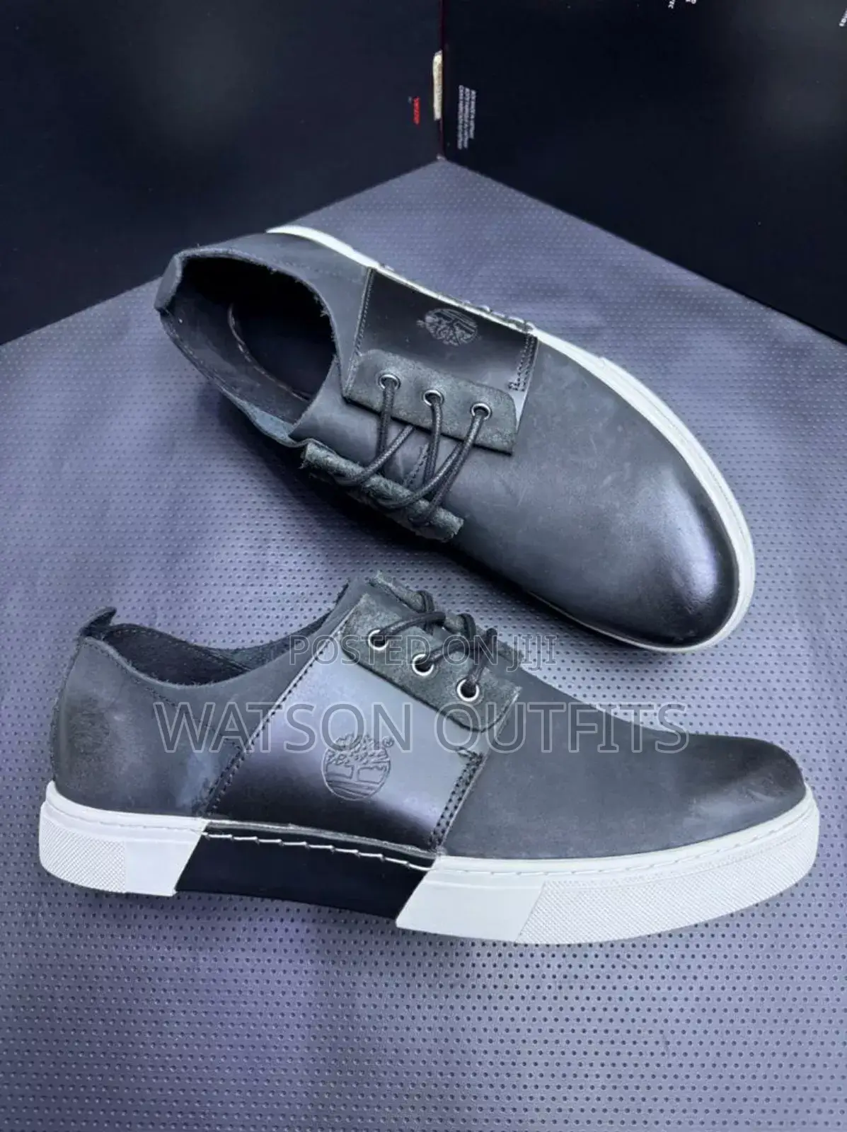 Viatu Vya Ngozi Og/Leather Shoes Org