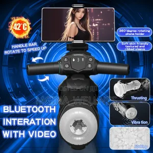 Automatic Masturbation Cup With Phone Holder