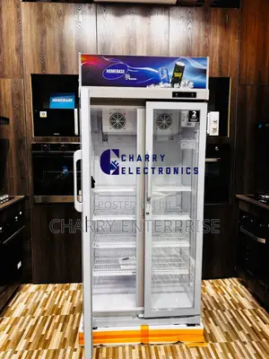 HOMEBASE Side by Side SHOWCASE Fridge With Best Display 560L