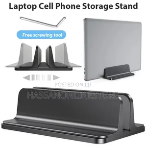 Adjustable Vertical Laptop Tablet Stand Bookshelf 1 Slot