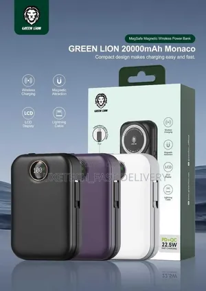Green Lion Monaco Magsafe Power Bank 20000mah
