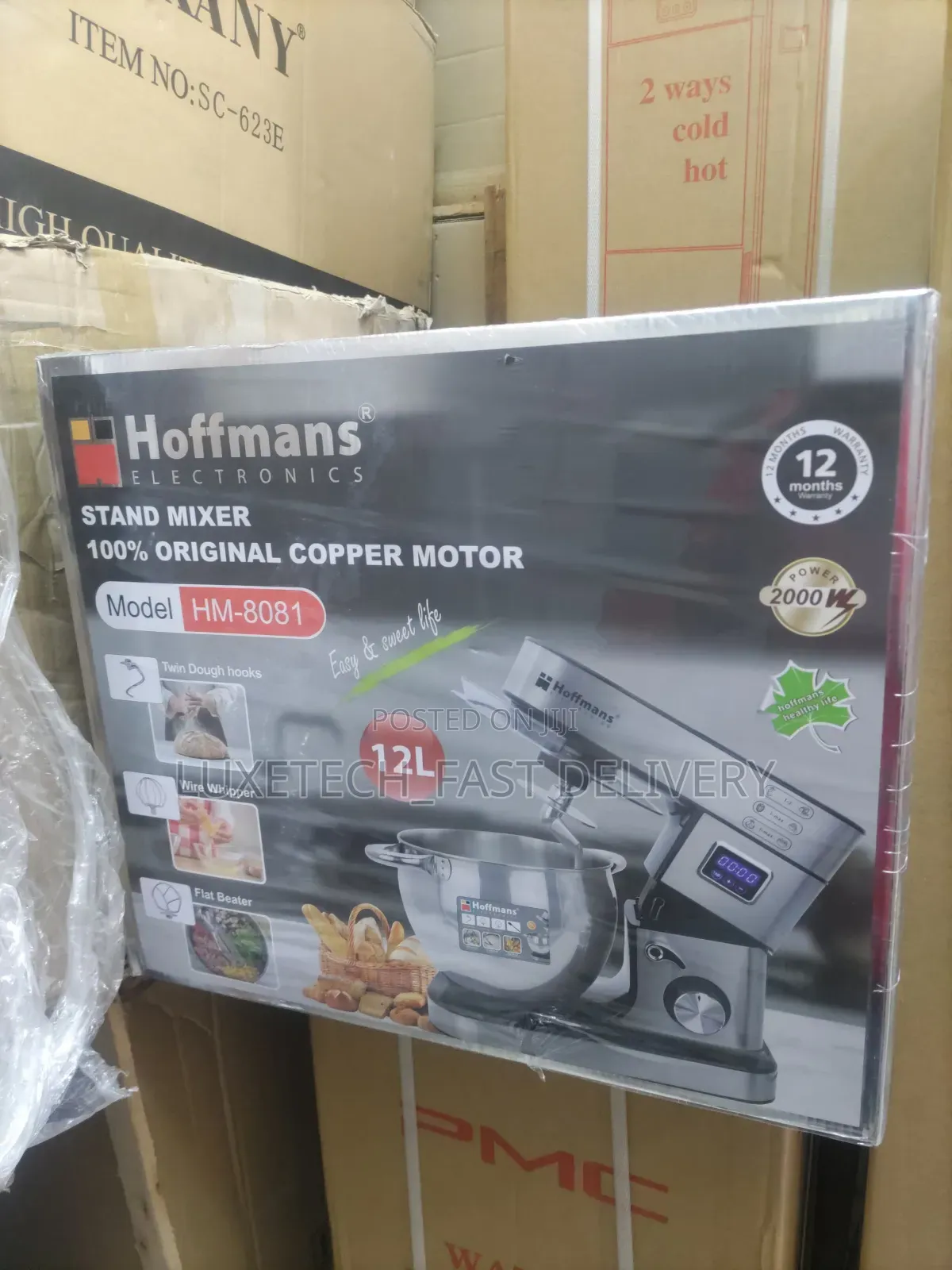 Hoffmans Digital Stand Mixer 12 Liters