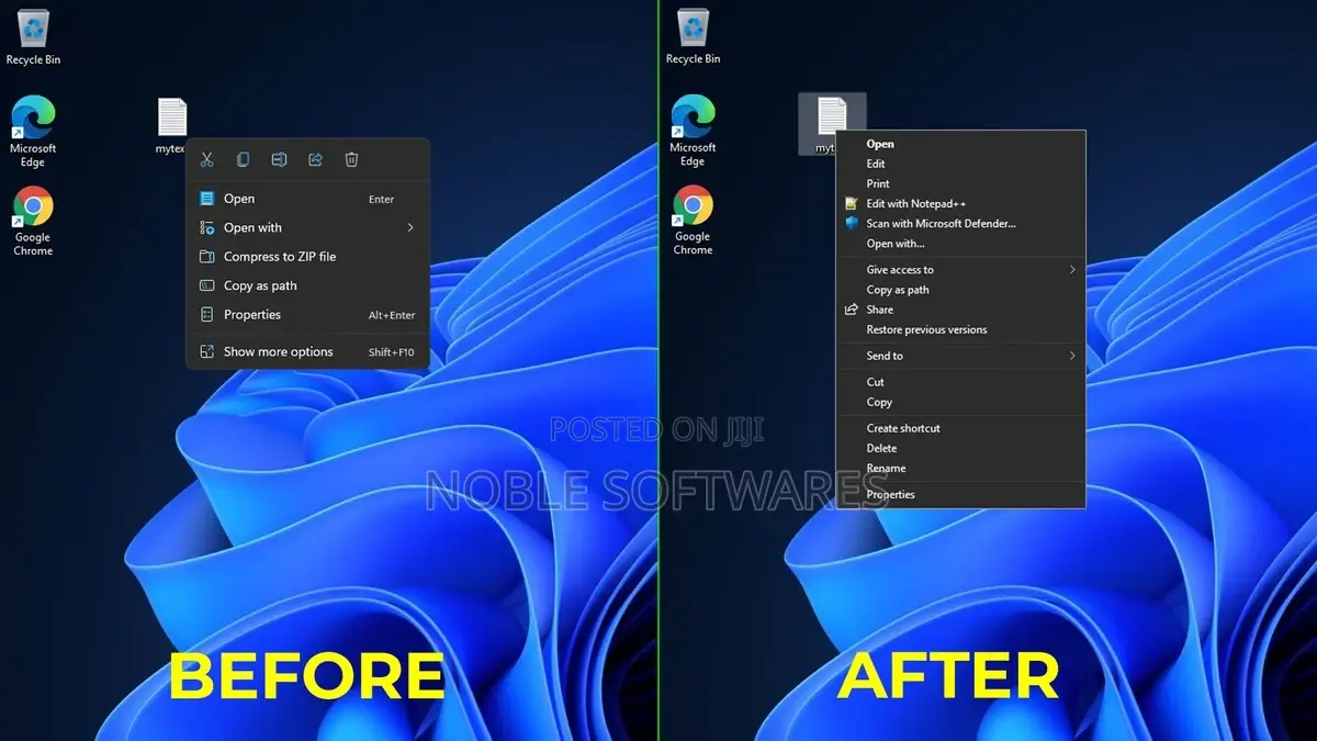 Windows 11 Classic Context Menu ( Installation )