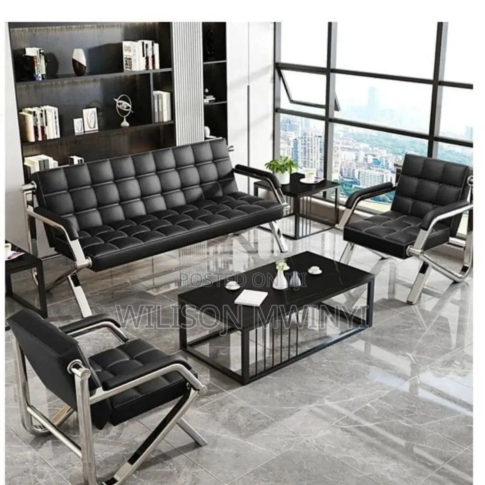 Office Sofa + Table Full Set