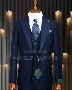 Marco Lorenzo Suits/Dark Blue Men Suits