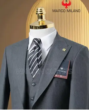 Lined Grey Men Suits