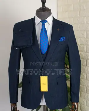 New Mario Casas Suits/Dark Blue Men Suits