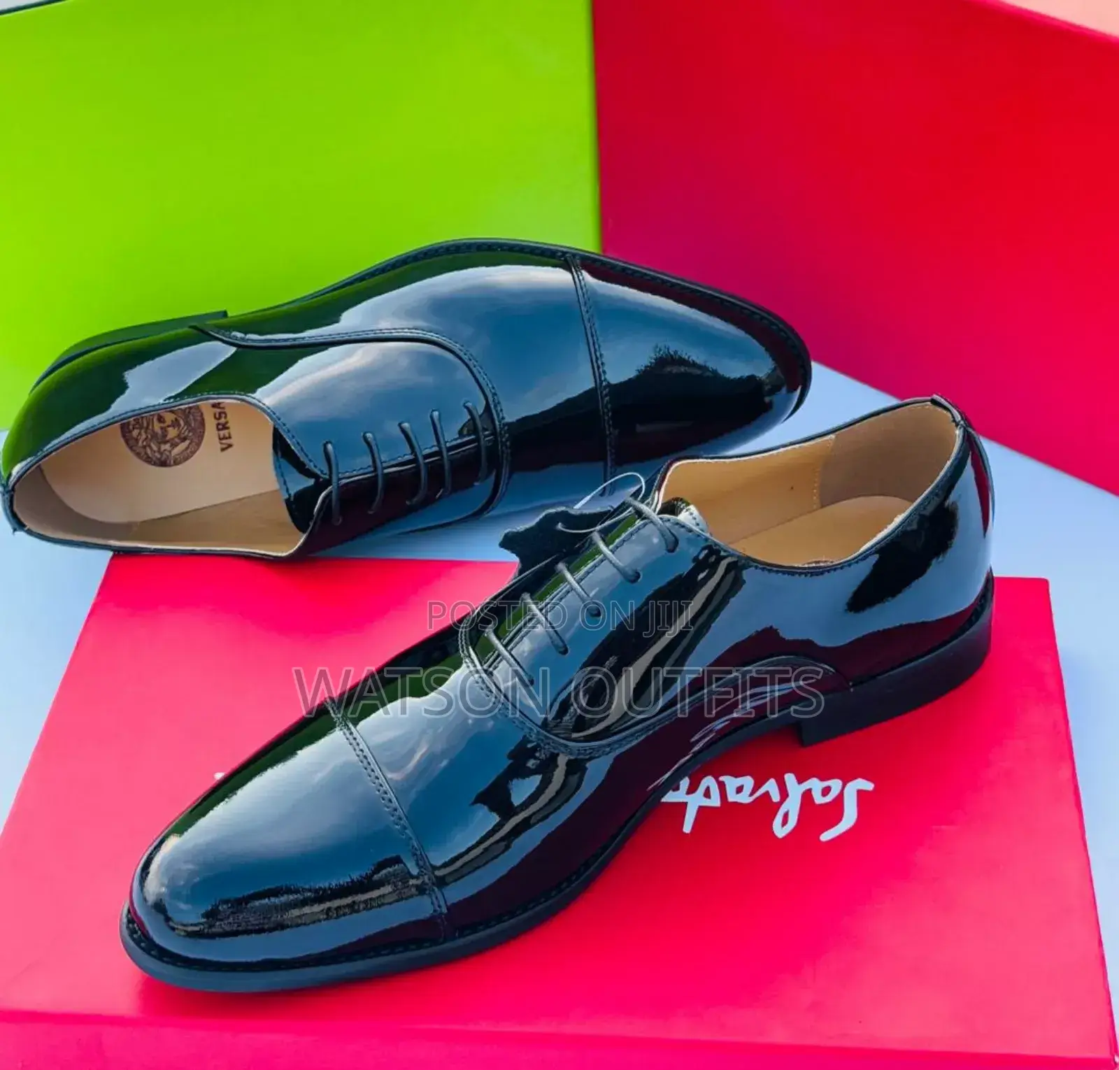 Versace Leather Shoes Best Colours