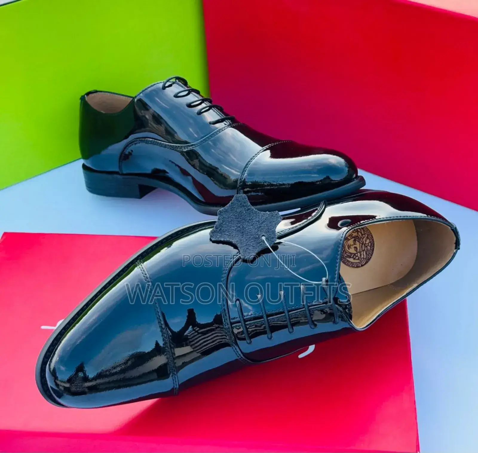 Versace Leather Shoes Best Colours