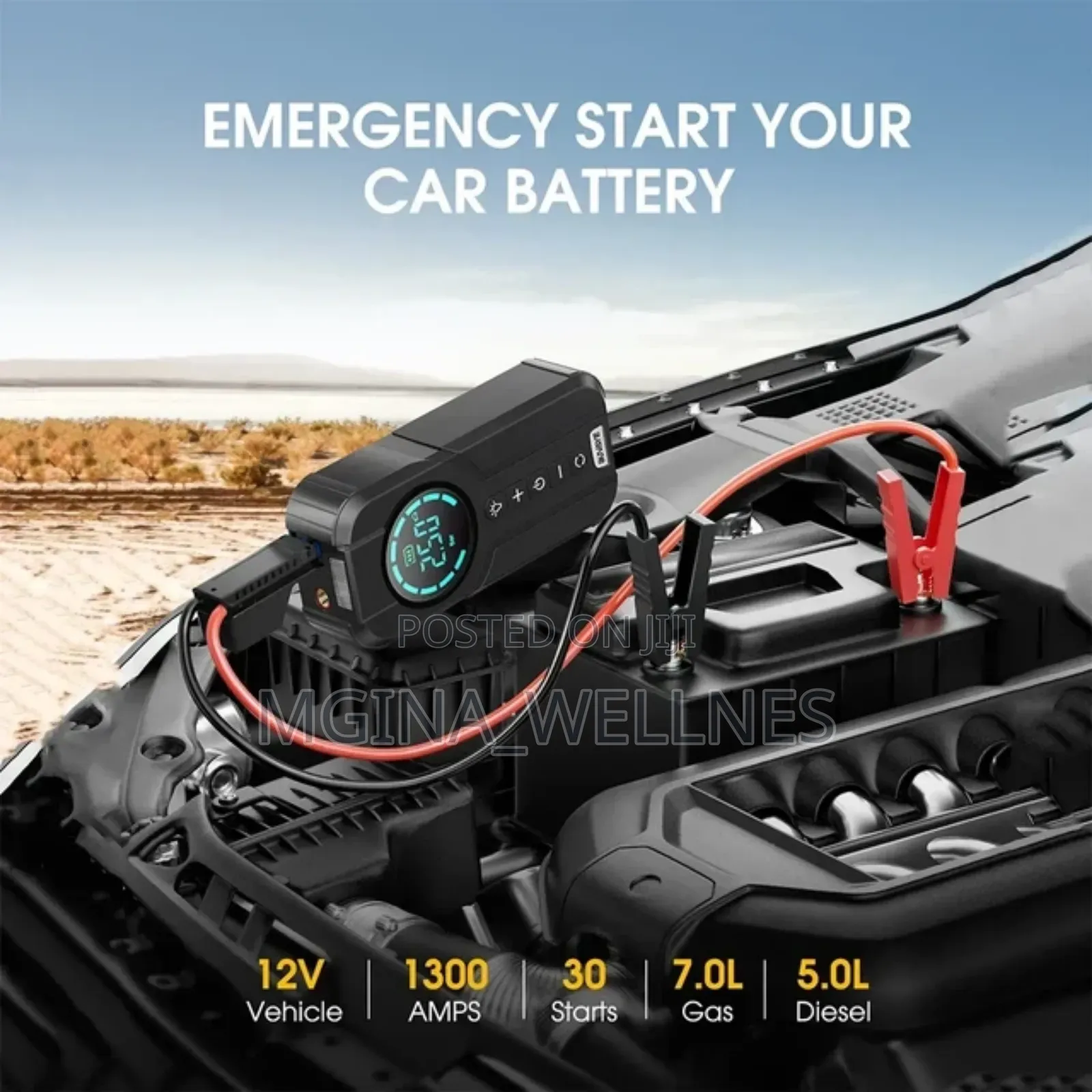 Emergency Multifunction Car Jump Starter