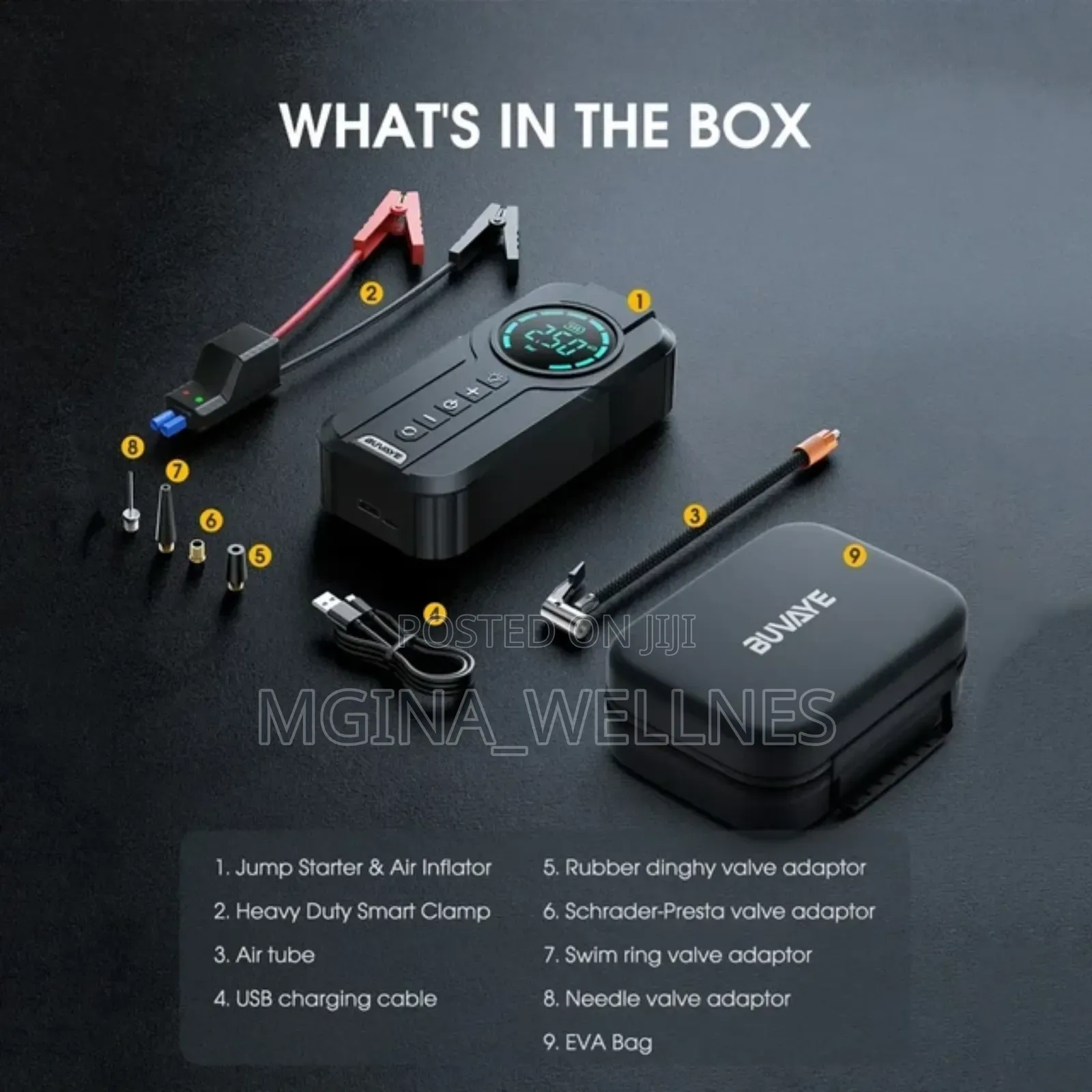 Emergency Multifunction Car Jump Starter