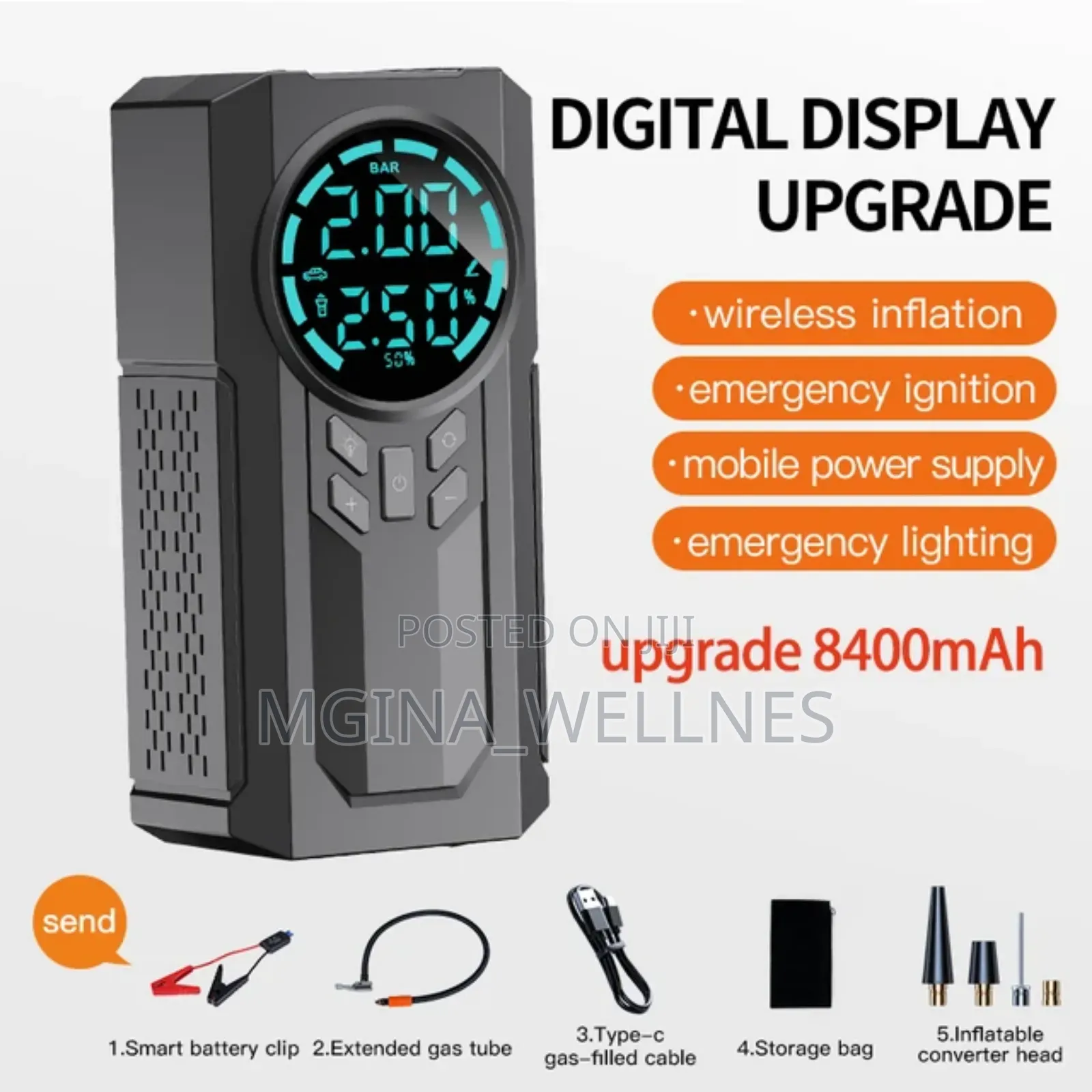 Emergency Multifunction Car Jump Starter
