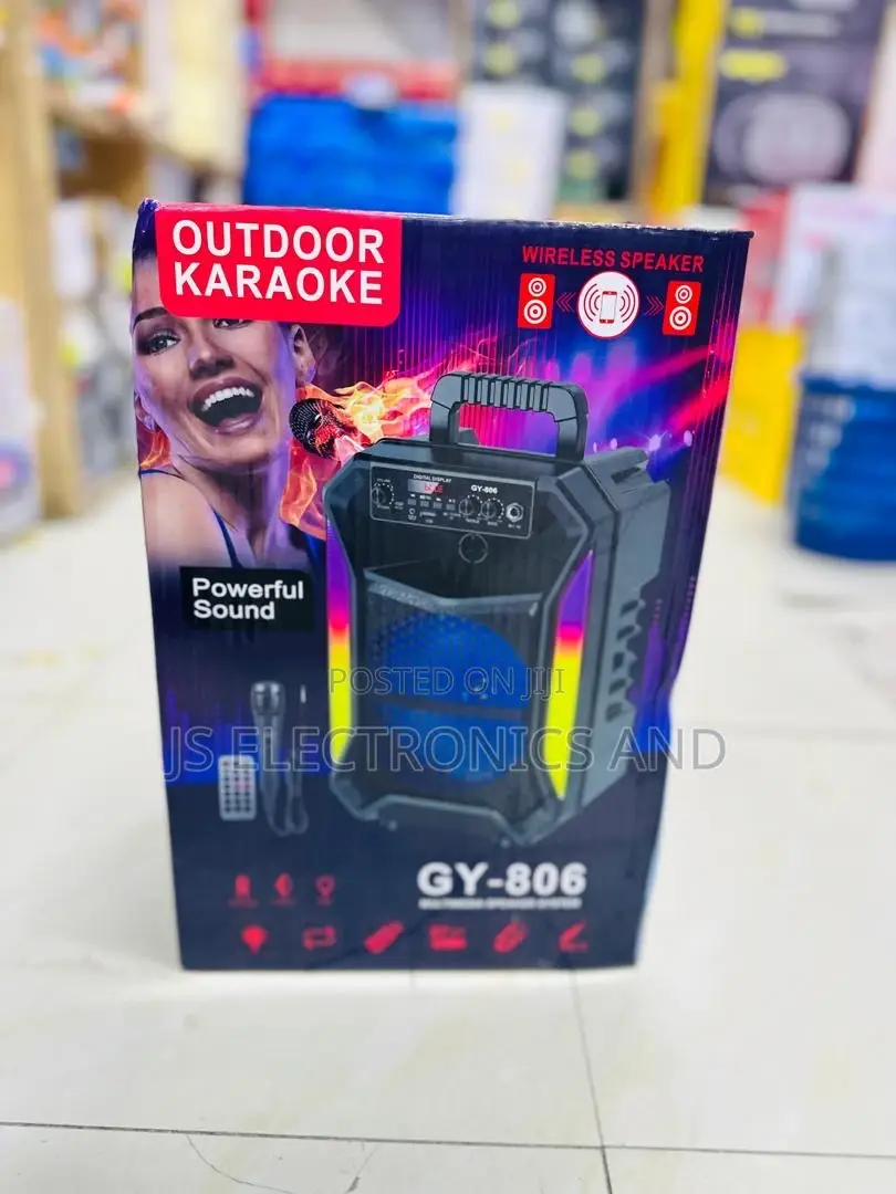 Power Sound Speaker Ya Matangazo Outdoor Karaoke  Ni Imara