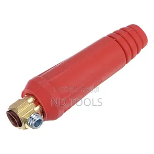 50-70mm2 Welding Plug Red | Heavy Duty Cable Connector