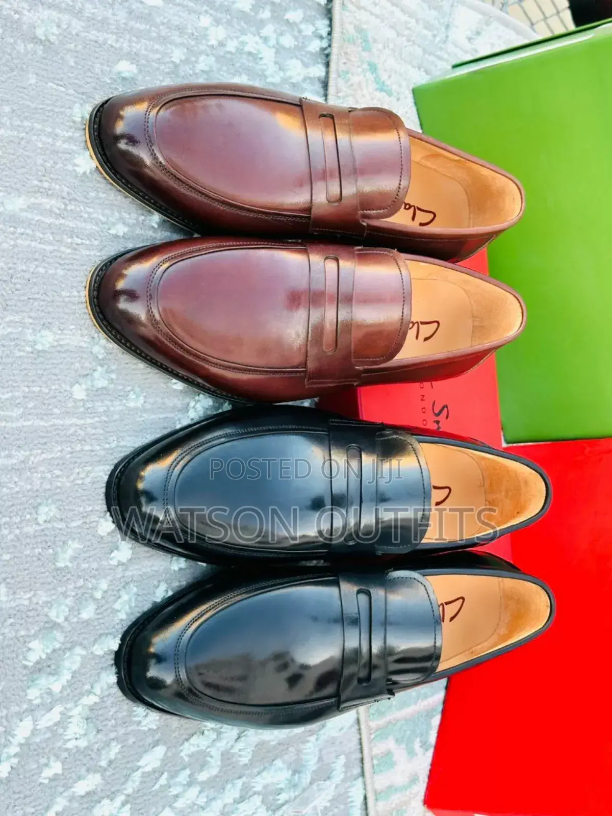 New Clarks Men Footwears/Shoes/Viatu Vya Ngozi