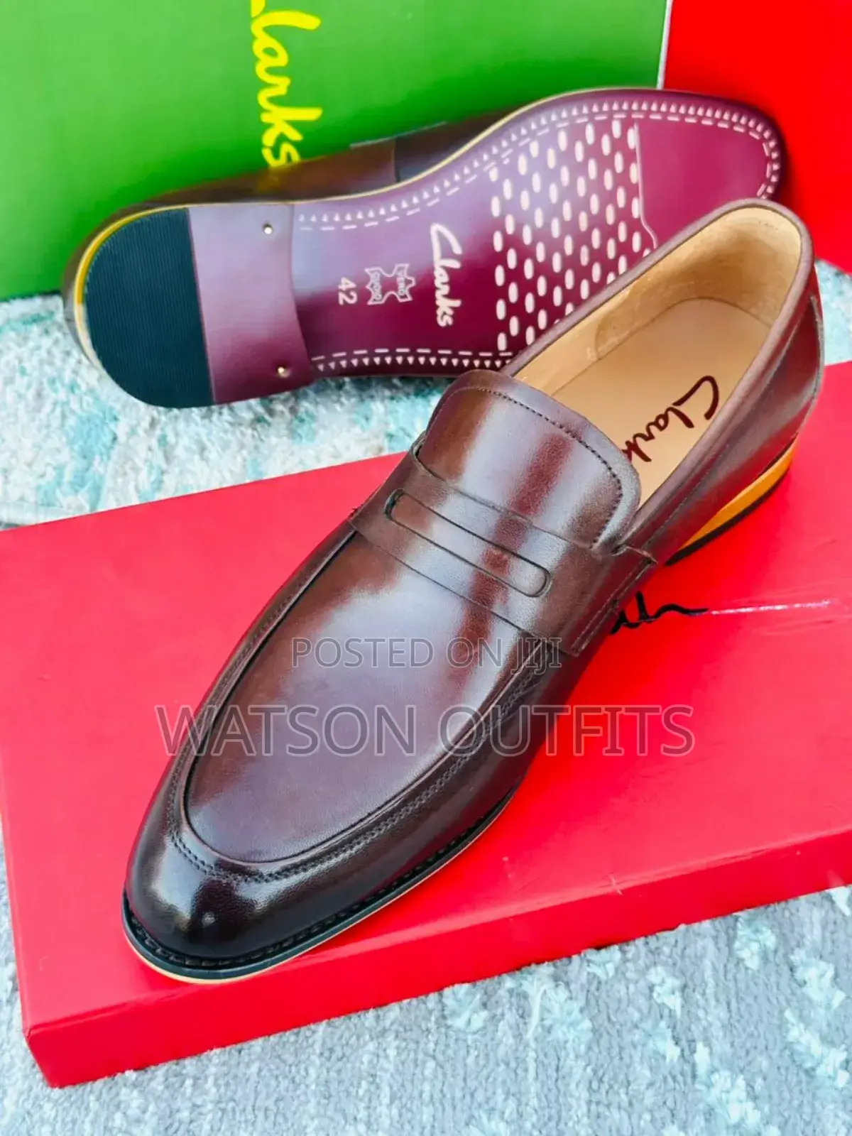 New Clarks Men Footwears/Shoes/Viatu Vya Ngozi