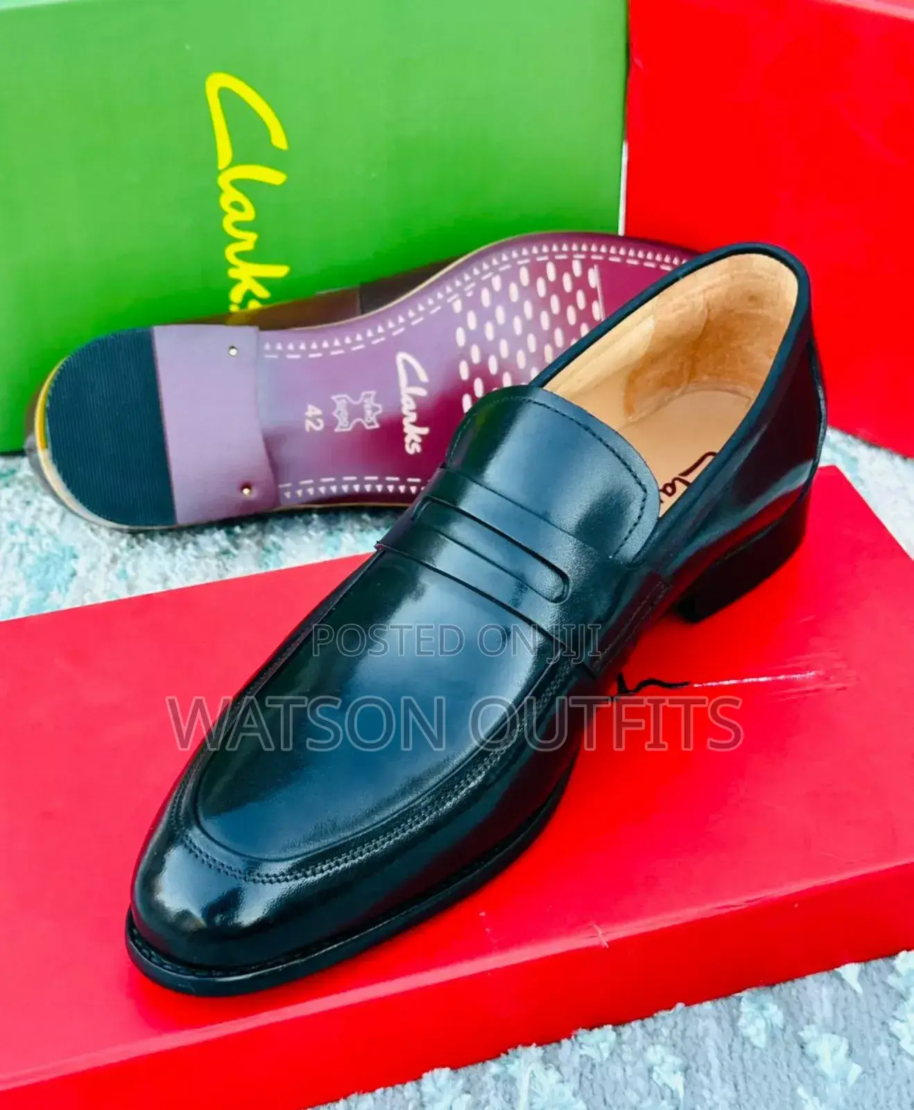 New Clarks Men Footwears/Shoes/Viatu Vya Ngozi