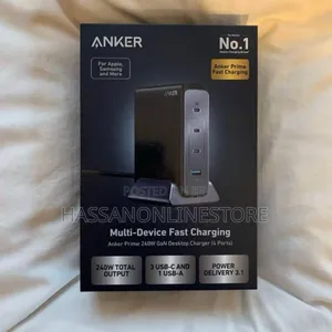 Anker Prime 240W Gan Desktop Charger (4 Ports)