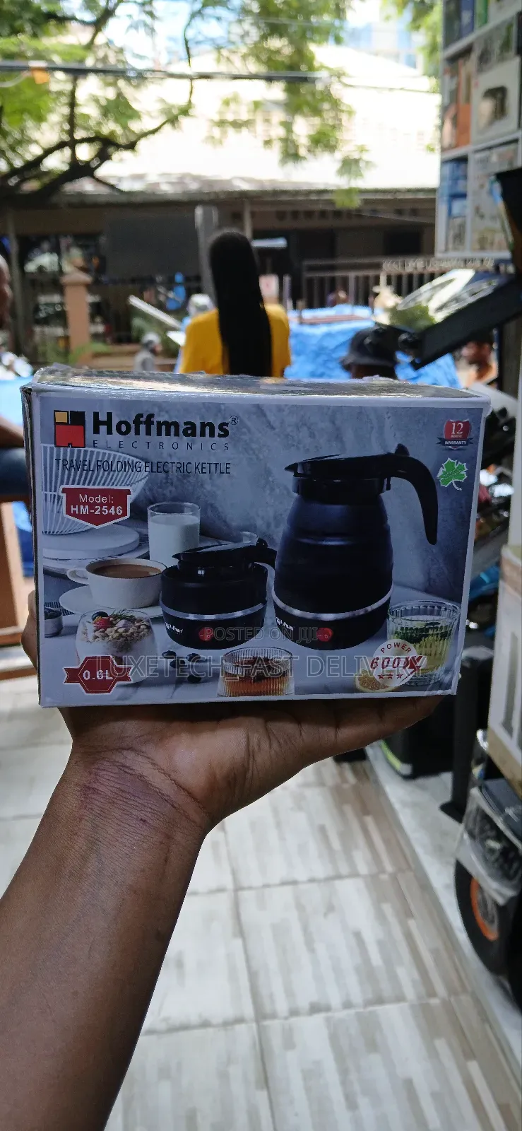 Foldable Electric Kettle for Hot Water- Stainless Steel Base