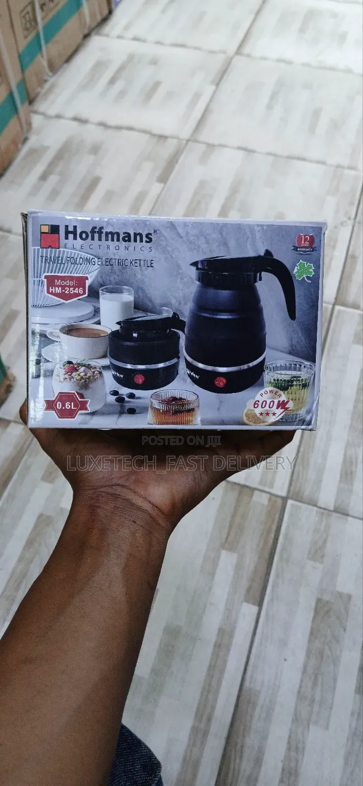 HOFFMANS Stainless Steel Mini Travel Kettle Tea Kettles 0.6L