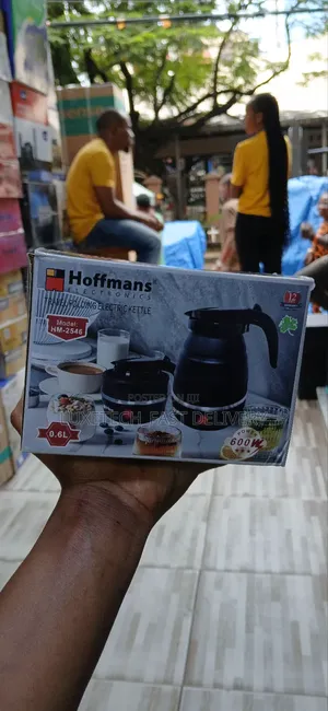 HOFFMANS Silicone Electric Mini Travel Kettle 0.6L Foldable