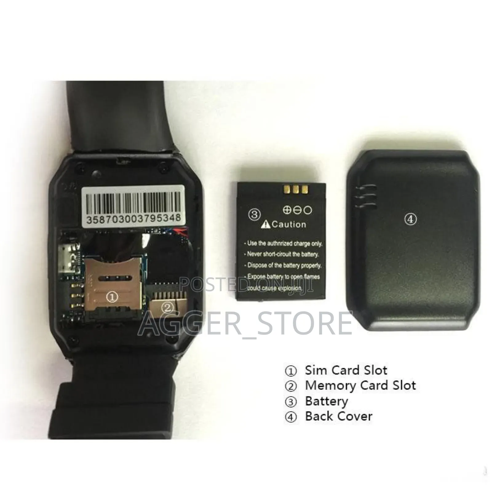 Smartwatch Dz01 [Inatumia SIM Card] Original Brand New