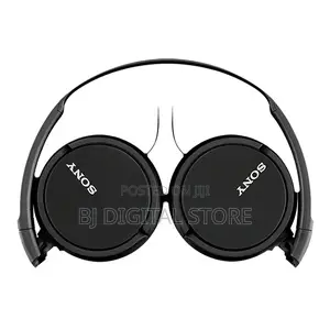 Sony MDR-ZX110AP on-Ear Headphones With Microphone (Black)