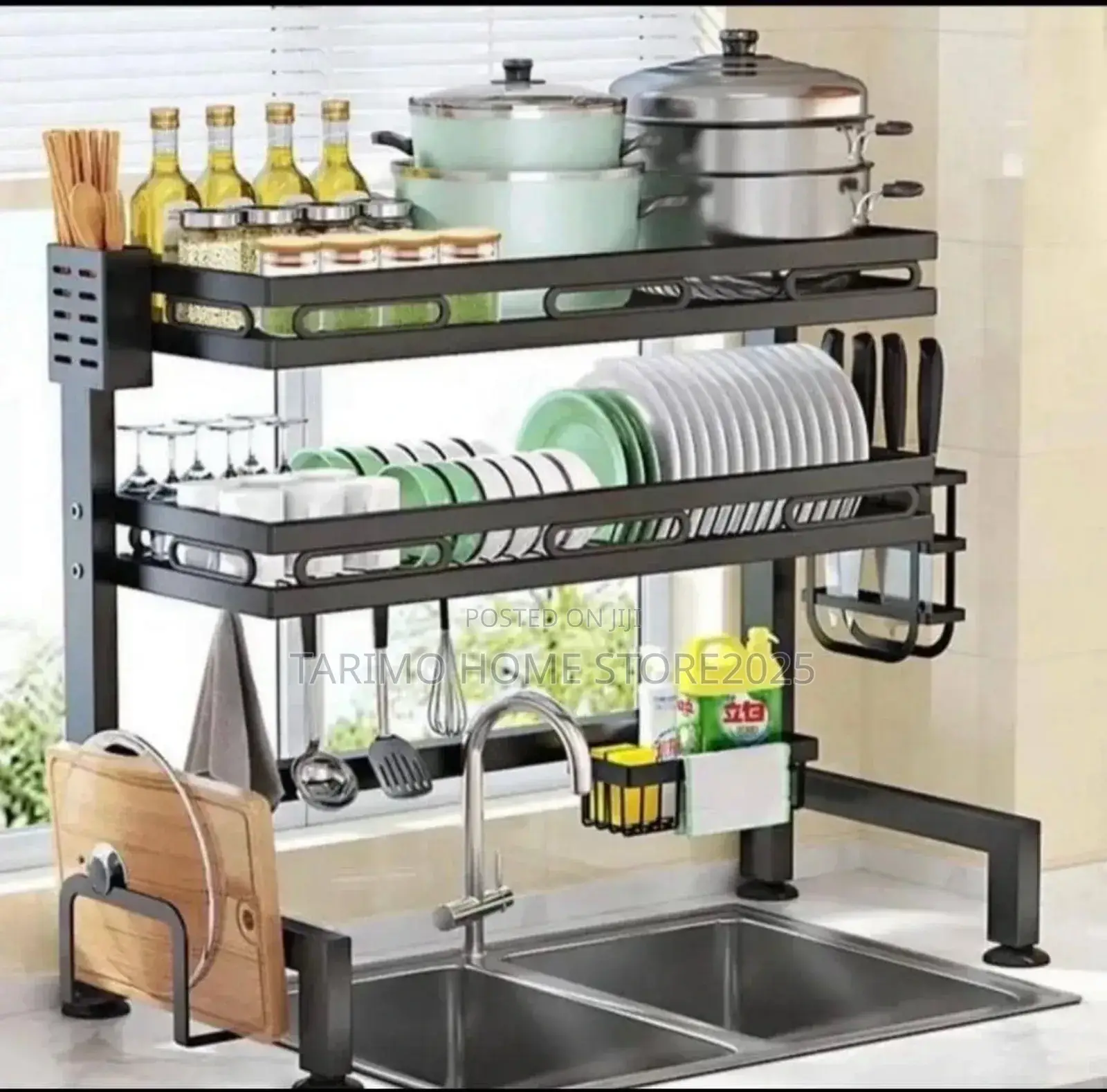 Kitchen Rack, Material N Steel Na N Nzito Sana