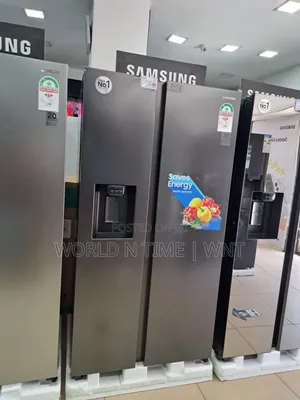 Samsung Fridge Rs64r 5311 B4 - 635 LTRS Side by Side Black