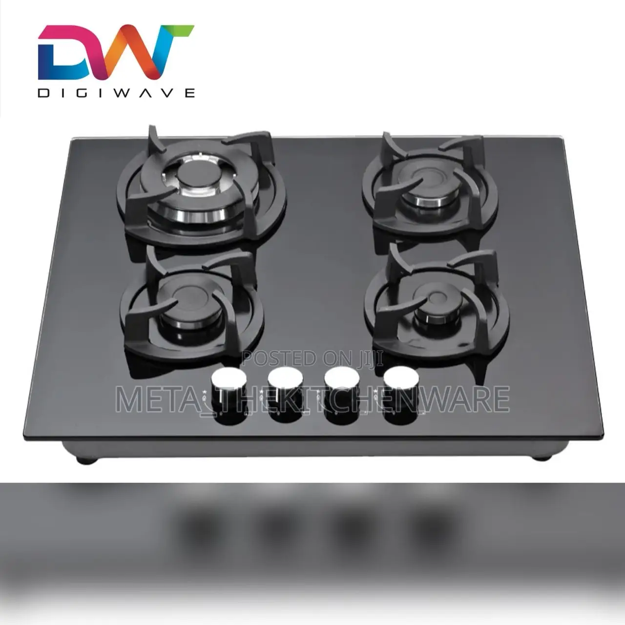 Digiwave Glass Top 4 Gas Hob