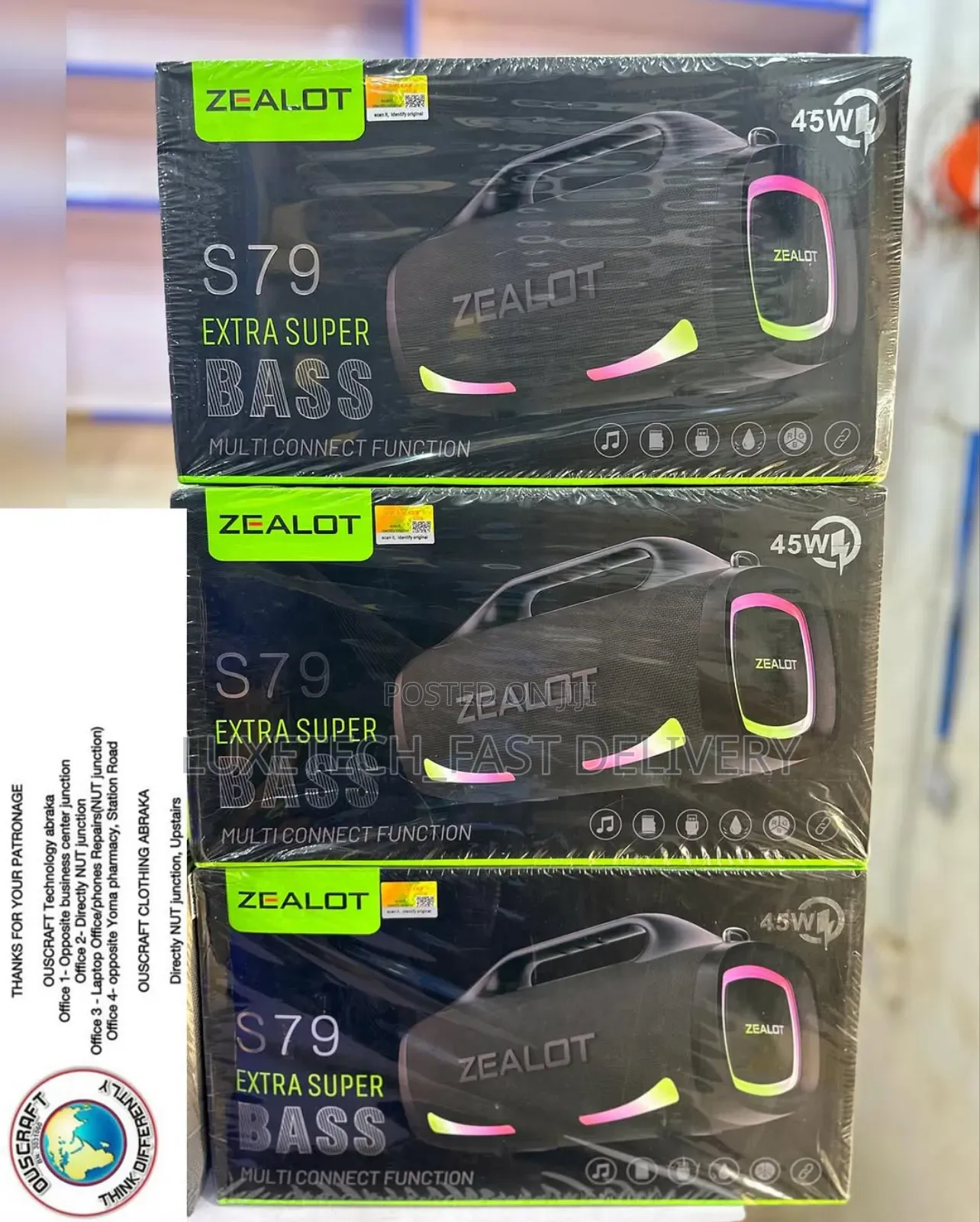 Zealot S79 Heavy Bass Bluetooth Speaker