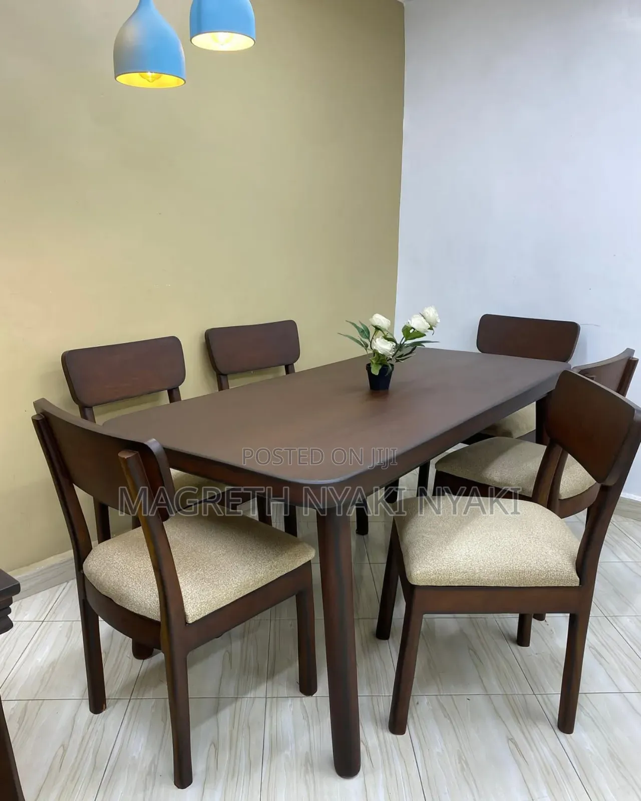 Dinning Table Mbao Mtiki Viti 6