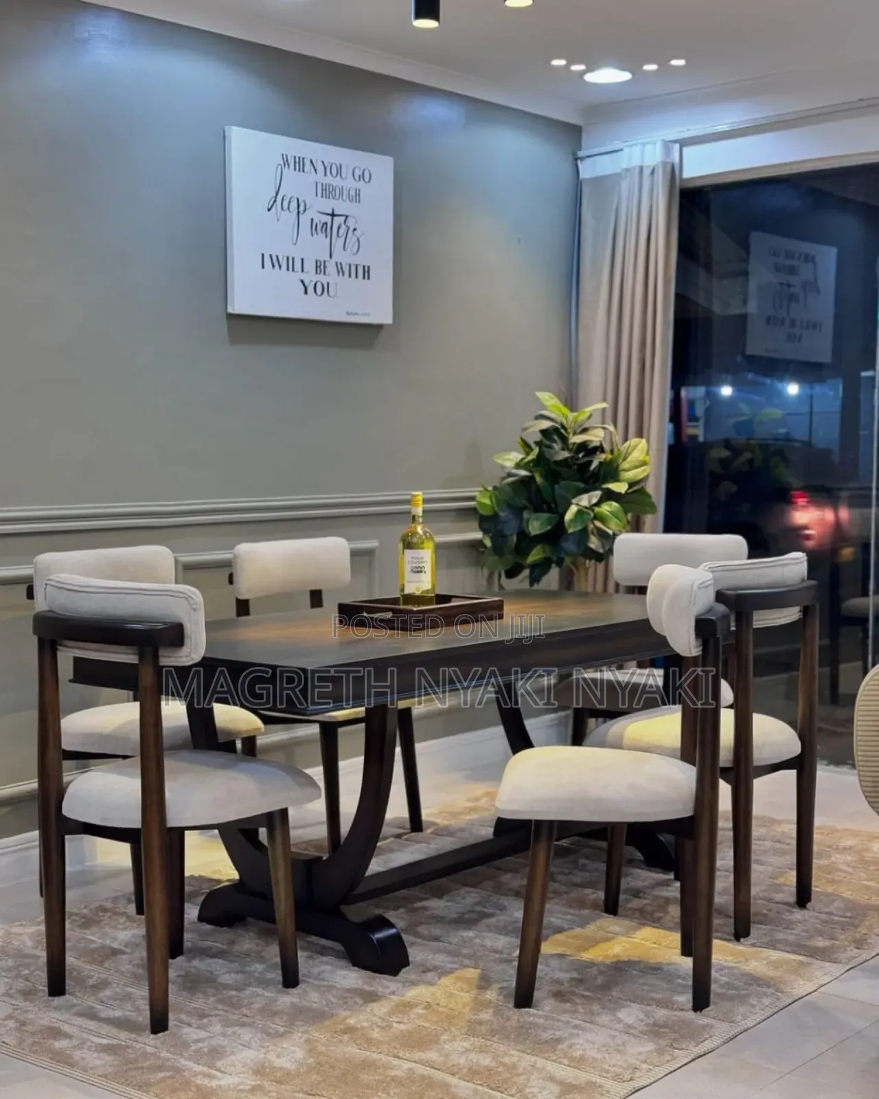 Dinning Table Mbao Mtiki Viti 6