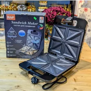 Electric Sealed Sandwich Maker Grill With Nonstick Plates